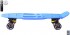 405-B Скейтборд Y-Scoo Skateboard Fishbone с ручкой 22&quot; винил 56,6х15 с сумкой Blue/black
