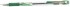 Шариковая ручка Hauser Fluidic, пластик, цвет зеленый
