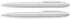 Набор FranklinCovey Lexington: шариковая ручка и карандаш 0.9мм. Цвет - хромовый.