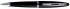 Шариковая ручка Waterman Carene Black Sea ST. Детали дизайна: посеребрение.