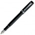 Перьевая ручка Parker Duofold, цвет - черный/платина, перо - золото 18К
