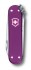Нож-брелок Victorinox Classic Alox, 58 мм, 5 функций, алюминиевая рукоять, фиолетовый