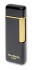 Зажигалка "Pierre Cardin" газовая кремниевая, сплав цинка, черный лак/золото, 2,4х1х7,4 см