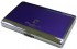 Портсигар Pierre Cardin, сплав цинка, покрытие хром + матовый фиолетовый лак, 93х61х10 мм