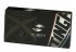 Нож складной Stinger, 90 мм (серебр.-черн.), рукоять: сталь/пластик (черн.), с клипом, коробка картон
