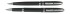 Набор: ручка шариковая + роллер Pierre Cardin PEN and PEN, корпус - аллюминий, отделка - черное