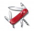 Нож перочинный Victorinox Evolution 10, 85 мм, 13 функций, полупрозрачный красный