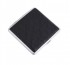Портсигар S. Quire, сталь+искусственная кожа с металлическими клипами, черный цвет, 96*93*19 мм