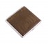 Портсигар S. Quire, сталь+искусственная кожа с металлическими клипами, коричневый цвет, 96*93*19 мм