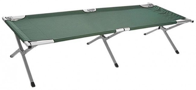 Кровать-раскладушка Kutbert, 190*64*42См, алюм., 600DPolyester, цв. зелен.