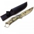Нож в чехле Columbia XF (лезвие 11,5см.), нерж. сталь, рук. пласт., цв. КМФ лес (арт. XFB053)