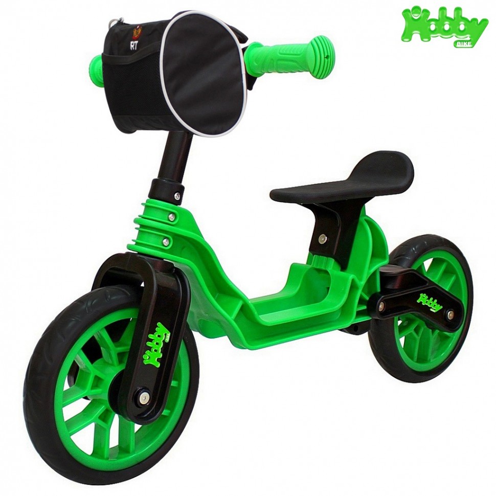 Ор503 беговел Hobby Bike Magestic Kiwi Black