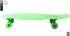 402E-G Скейтборд Y-Scoo Big Fishskateboard Glow 27&quot; винил 68,6х19 с сумкой Green/green