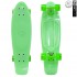 402E-G Скейтборд Y-Scoo Big Fishskateboard Glow 27&quot; винил 68,6х19 с сумкой Green/green