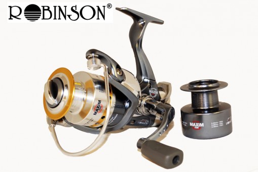 Катушка безынерционная Robinson Maxim 408 с байтраннером - 5 -14:1 - 7+1 подш. - 23K-MA-408 Польша Катушка безынерционная Robinson Maxim 408 с байтраннером - 5 -14:1 - 7+1 подш. - 23K-MA-408 Польша