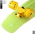 402E-Y Скейтборд Y-Scoo Big Fishskateboard Glow 27&quot; винил 68,6х19 с сумкой Yellow/yellow