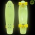 402E-Y Скейтборд Y-Scoo Big Fishskateboard Glow 27&quot; винил 68,6х19 с сумкой Yellow/yellow