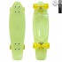 402E-Y Скейтборд Y-Scoo Big Fishskateboard Glow 27&quot; винил 68,6х19 с сумкой Yellow/yellow