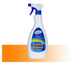 Клин-Борт спрей 0,75л. бут., щелочн. очистка стенок бассейна от слизи и жировых отложений