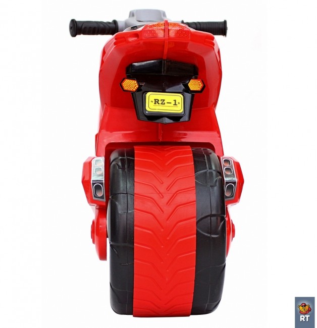 Каталка-мотоцикл беговел Racer RZ 1, цвет красный
