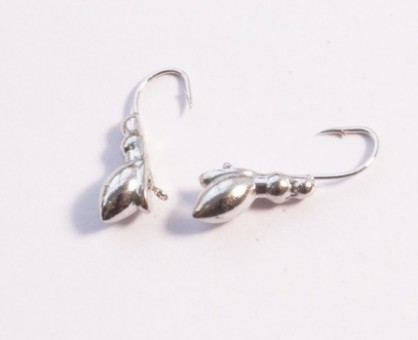 Мормышка вольфрамовая, Kutbert Мураш d10мм., 0,95гр., цв. никель (5 шт./уп.)