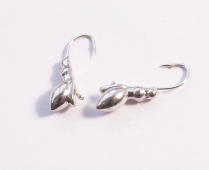 Мормышка вольфрамовая, Kutbert Мураш d10мм., 0,95гр., цв. никель (5 шт./уп.)