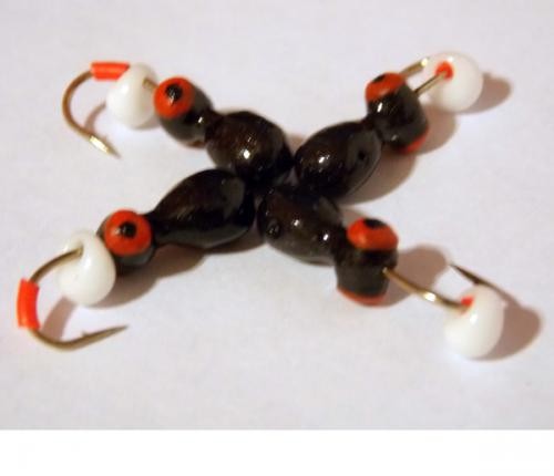 Мормышка Муравей литая, набор №2, ручной работы, кр. Hayabusa (25шт./уп.)