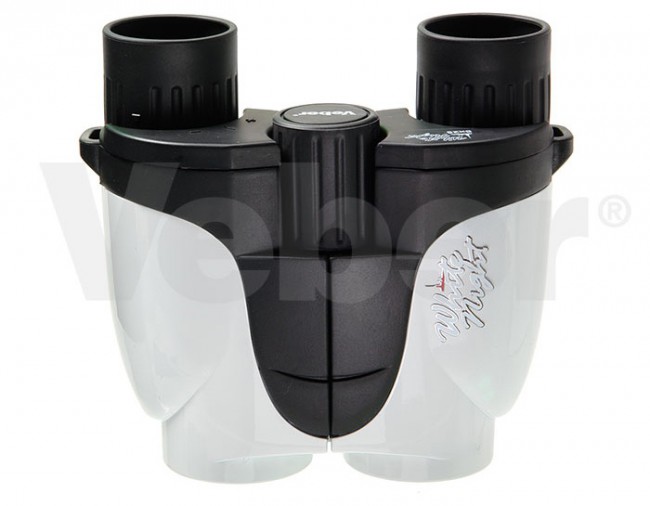 Бинокль Veber White Night 8x25, черно-белый