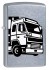 Зажигалка Zippo 207 European Truck с покрытием Street Chrome™, латунь/сталь, серебристая, 36x12x56 м