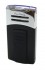 Зажигалка "Pierre Cardin" газовая турбо, сплав цинка, черный лак/хром, 3,3х1,4х6,7 см