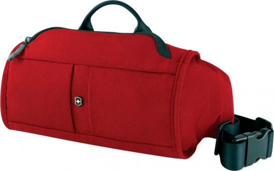 Сумка на пояс Victorinox Lumbar Pack - с системой защиты Rfid - красный - нейлон 800D - 27x7x15 см - 3 л Сумка на пояс Victorinox Lumbar Pack - с системой защиты Rfid - красный - нейлон 800D - 27x7x15 см - 3 л