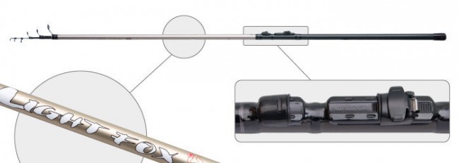 Удилище Light Fox 6м с/к, - карбон, (В) Удилище Light Fox 6м с/к, - карбон, (В)