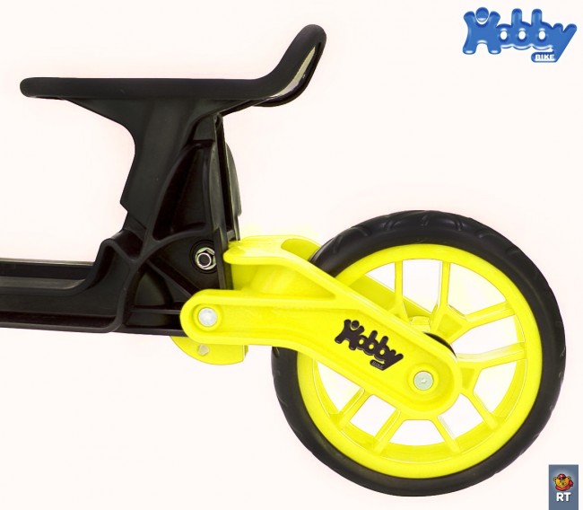ОР503 Беговел Hobby bike Magestic yellow black