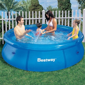 Бассейн Bestway 12"x26" Fast Set Pool, надувной, 366х76см 57032 Бассейн Bestway 12"x26" Fast Set Pool, надувной, 366х76см 57032