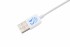 Кабель для зарядки iPhone Travel Blue Lightning Cable, цвет белый