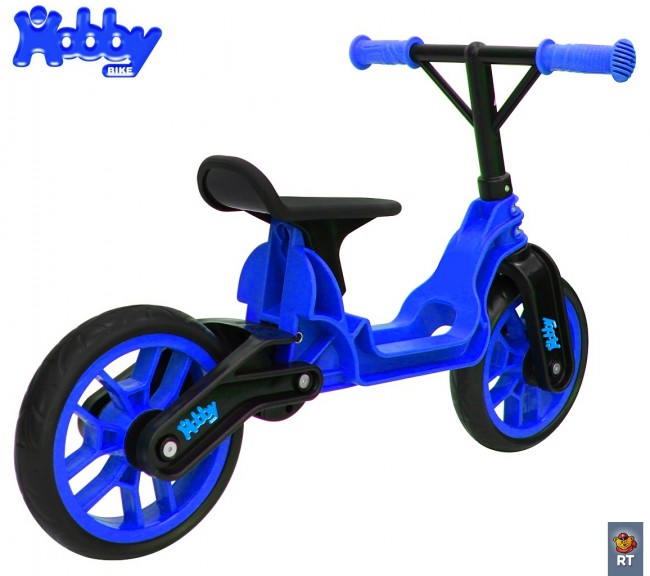 ОР503 Беговел Hobby bike Magestic blue black