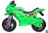 Каталка-мотоцикл беговел Racer RZ 1, цвет зеленый