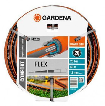 Шланг Gardena Flex 1/2" 50м поливочный (18039-22.000.00)