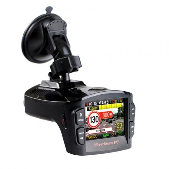 Видеорегистратор с радар-детектором Silverstone F1 Hybrid Evo S GPS черный Видеорегистратор с радар-детектором Silverstone F1 Hybrid Evo S GPS черный