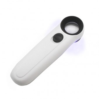 Лупа на ручке Veber 20x, 21 мм, с подсветкой (6B-1B) Лупа на ручке Veber 20x, 21 мм, с подсветкой (6B-1B)