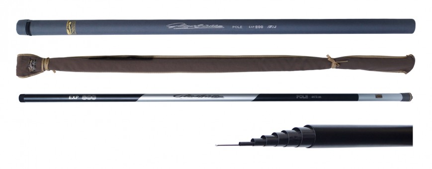 Удилище Caiman Glashutte Pole IM12 без колец 6,0м - вес 235гр., + тубус + чехол Удилище Caiman Glashutte Pole IM12 без колец 6,0м - вес 235гр., + тубус + чехол