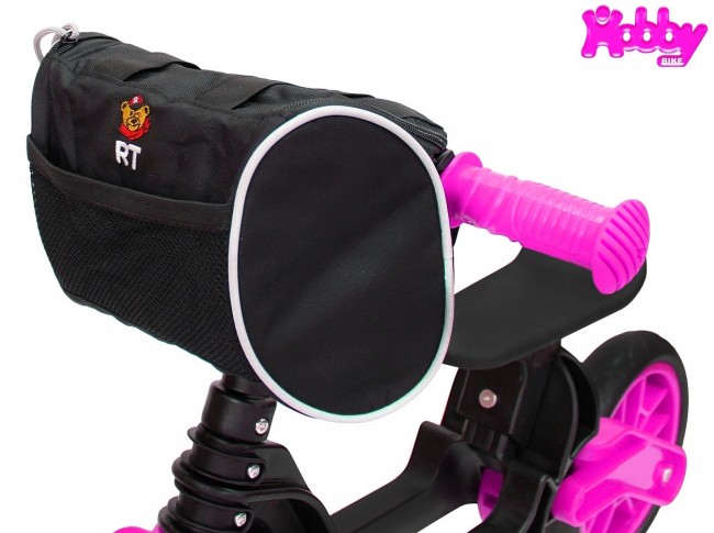 ОР503 Беговел Hobby bike Magestic pink black