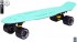405-A Скейтборд Y-Scoo Skateboard Fishbone с ручкой 22&quot; винил 56,6х15 с сумкой Aqua/black
