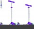 424-014 Самокат Globber Primo Fantasy с 3 светящимися колесами Stars Violet Neon Purple