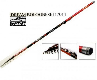 Удилище Caiman Dream Bolognese IM6 с кольцами 10-30гр. - 6,0м вес 400гр. (В) Удилище Caiman Dream Bolognese IM6 с кольцами 10-30гр. - 6,0м вес 400гр. (В)