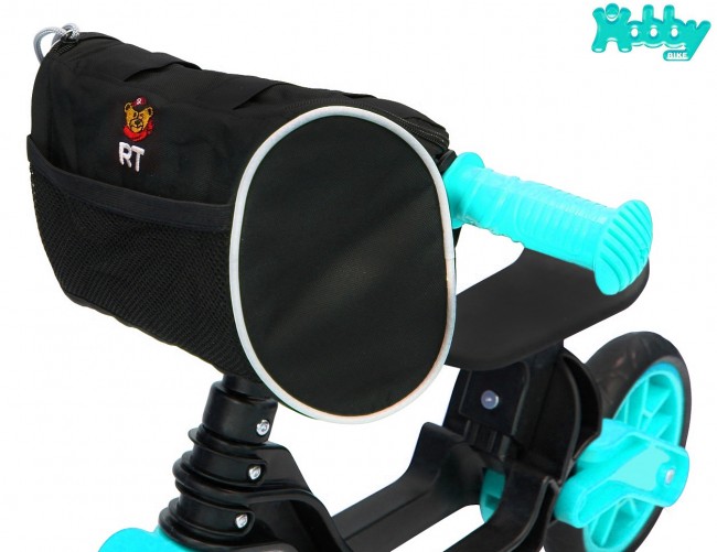 ОР503 Беговел Hobby bike Magestic aqua black