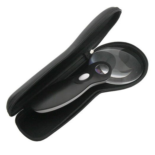 Лупа на ручке Veber 3/6х, 90 мм, с подсветкой (789-90) Лупа на ручке Veber 3/6х, 90 мм, с подсветкой (789-90)