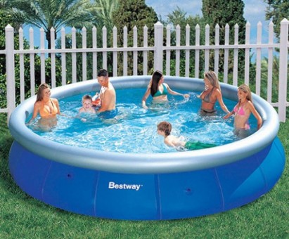Бассейн Bestway 15"x36" Fast Set Pool, с надувным бортом, 457х91см 57018 Бассейн Bestway 15"x36" Fast Set Pool, с надувным бортом, 457х91см 57018