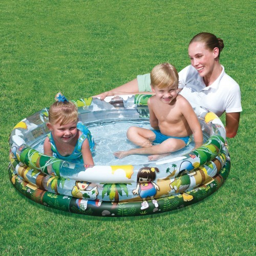 Бассейн детский Bestway, Jungle Trek Pool, от 3-х лет, 122х25см, 51040b 12