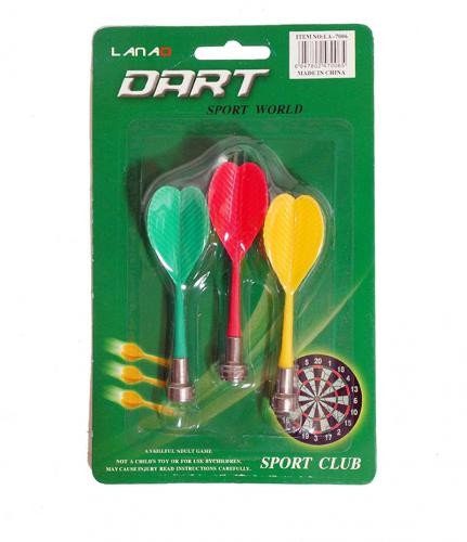Дротики   (3шт)   для дартса, на магните, 7006